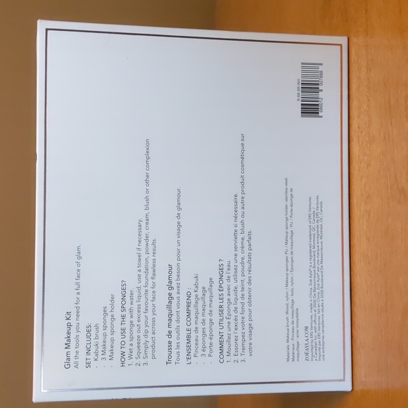 Zoe Alya Glam makeup kit white and grey - Picture 2 of 2